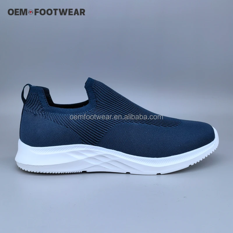 New Lazy Loafers Shoes Lightweight Breathable Fashion Sport Running Shoes Slip-On Sneaker Stock Right Foot