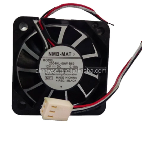 NMB 2004KL-04W-B59 0.10A 5cm 5010 DC12V double ball bearing cooling fan