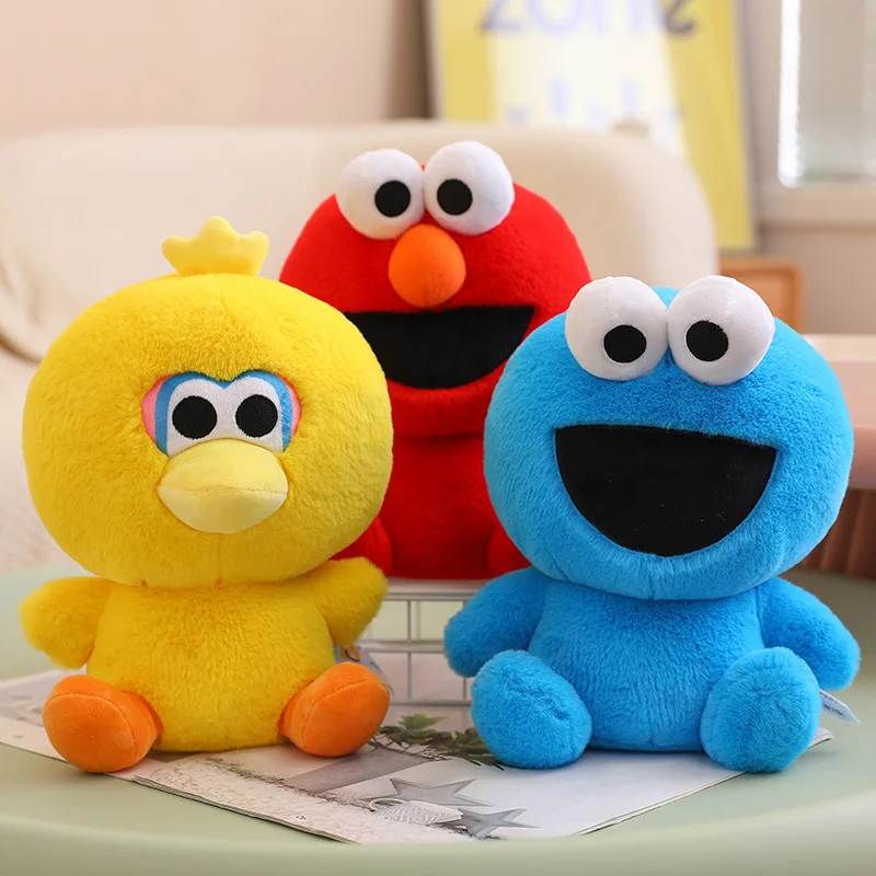 Sesame Street Plush Toys Stuffed Cookie Monster Big bird Figures plush toys For Birthday Gift