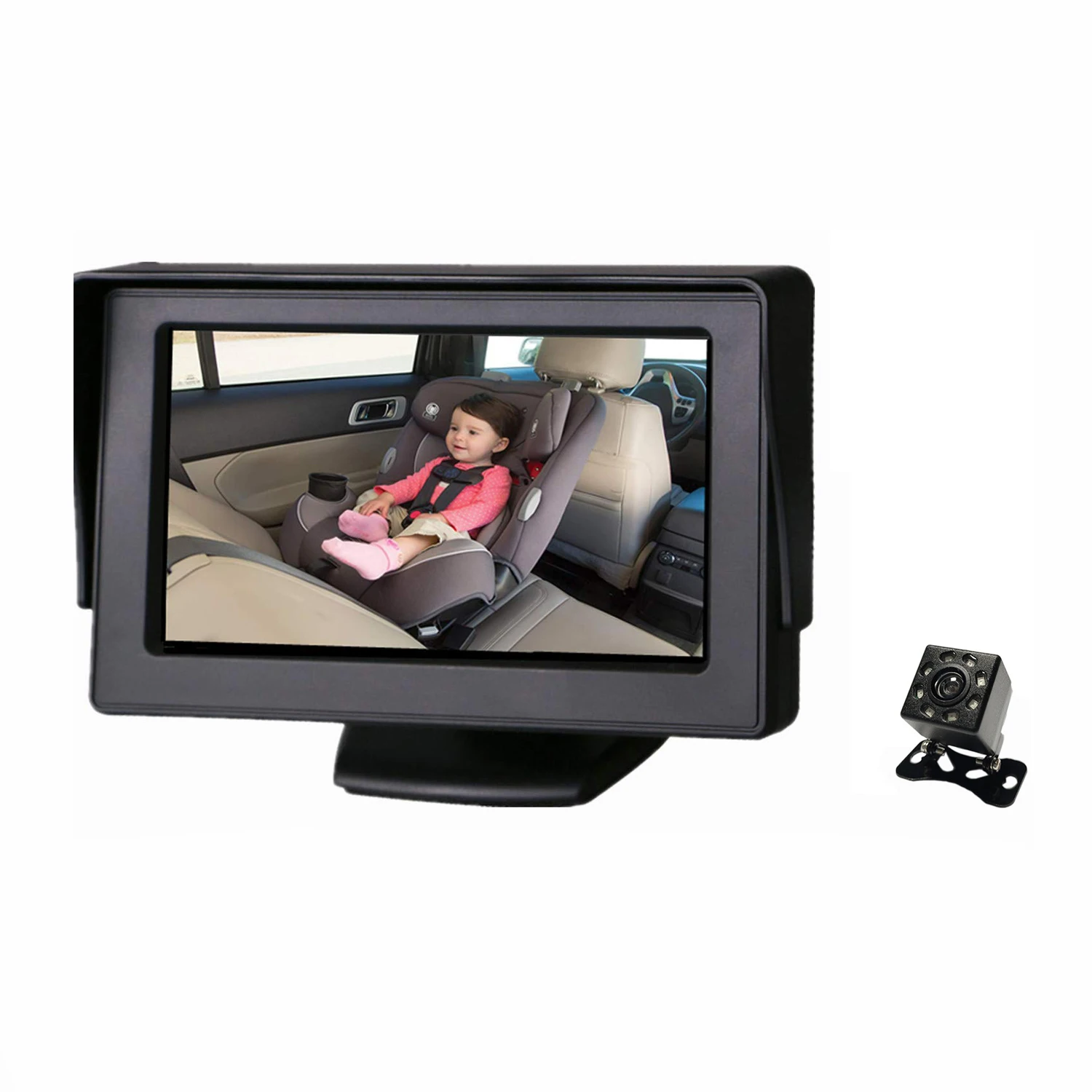 4.3 inch Crystal Clear View Baby Car Mirror Camera Back Seat Baby Car Camera with Night Vision