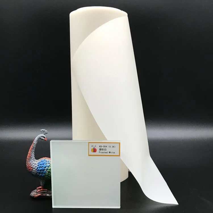 frosted white sandblasting EVA film for bathroom glass lamination