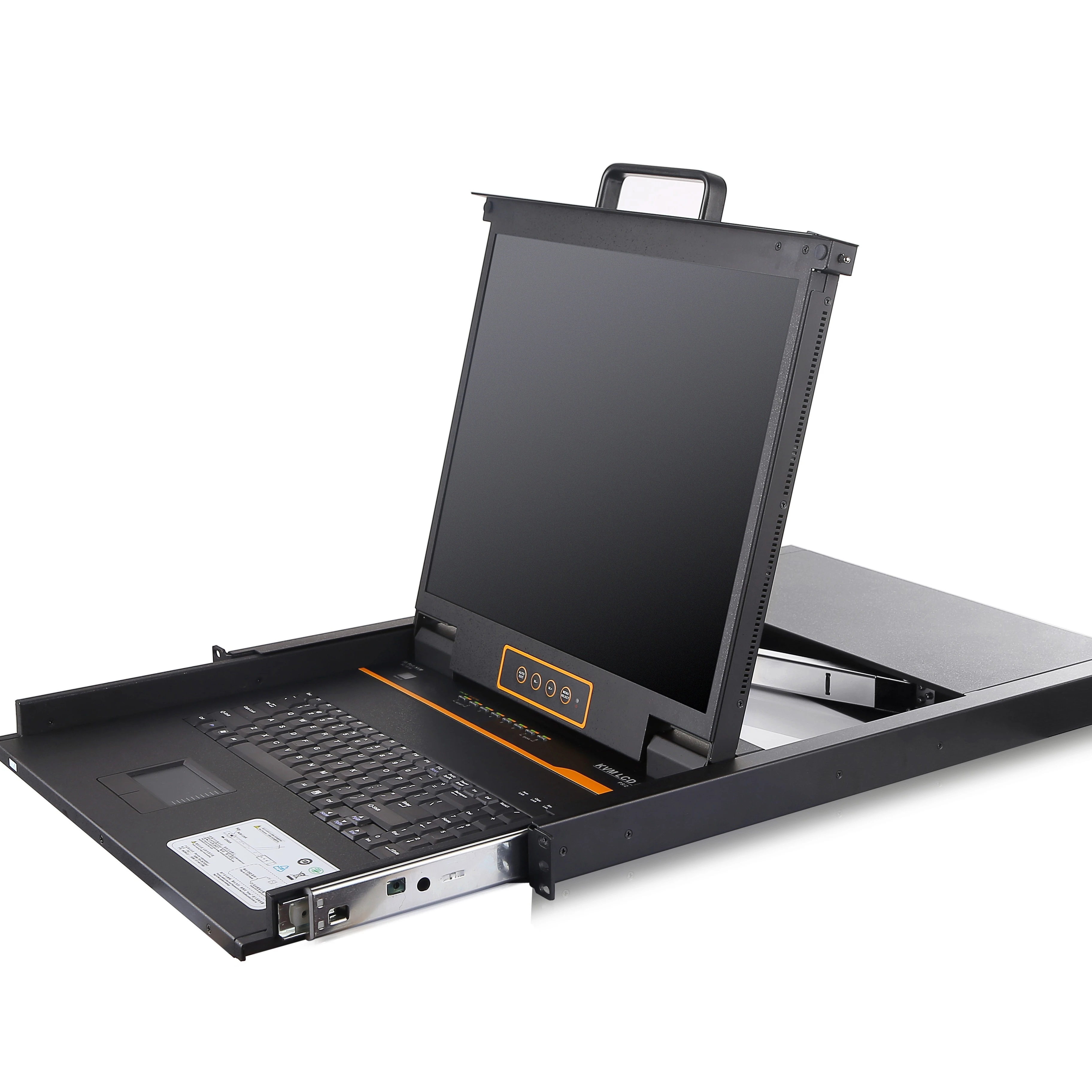 1U 19 дюймов rackmount сетевой IP-консоли 8 портов серверная стойка LCD Kvm переключатель