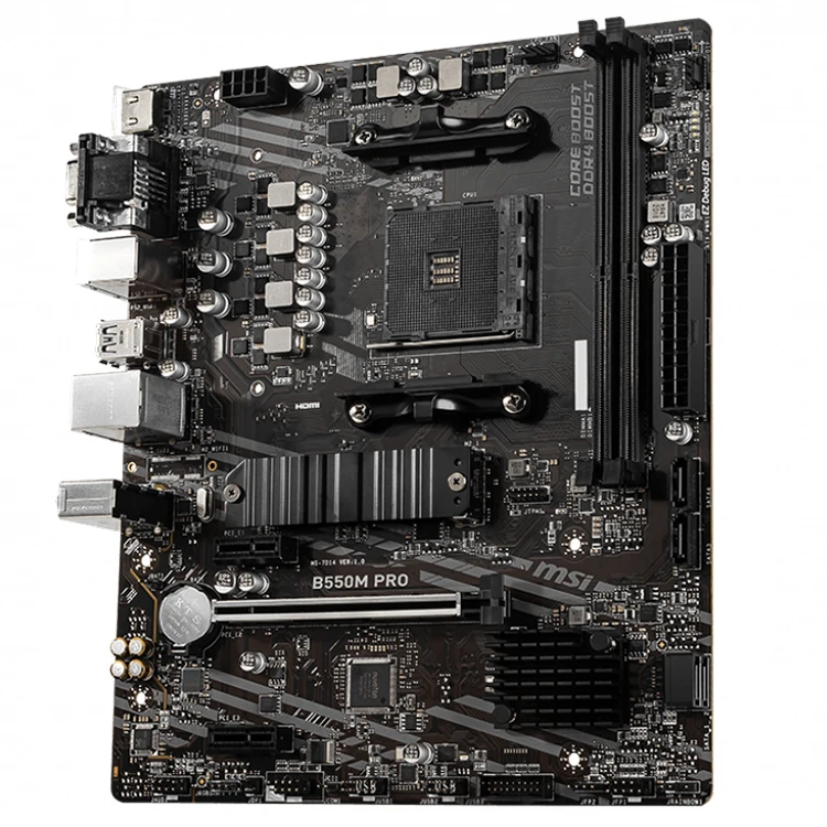 New board for MSI B550M PRO Motherboard  Desktop Processors and AMD Ryzen 4000 G-Series Desktop Processors AM4 Socket