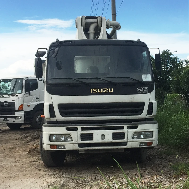 Camiones Usados Mezclador Used Isuzu Concrete Placing Pump Trucks 37m For Sale