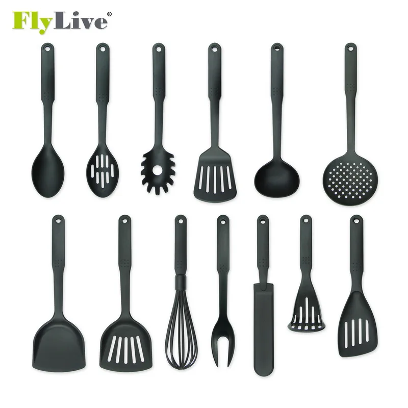 
Kitchen Tool Set Cooking Utensils Spoon Nonstick Nylon Household Cookware 6PCS Home Kitchen 