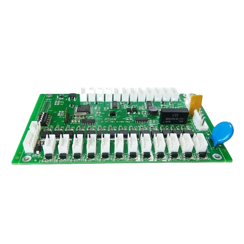 12V 24V Keyless Smart Locker Control Panel 12CH Parcel Locker Control Board with Fan & Lighting Control Support