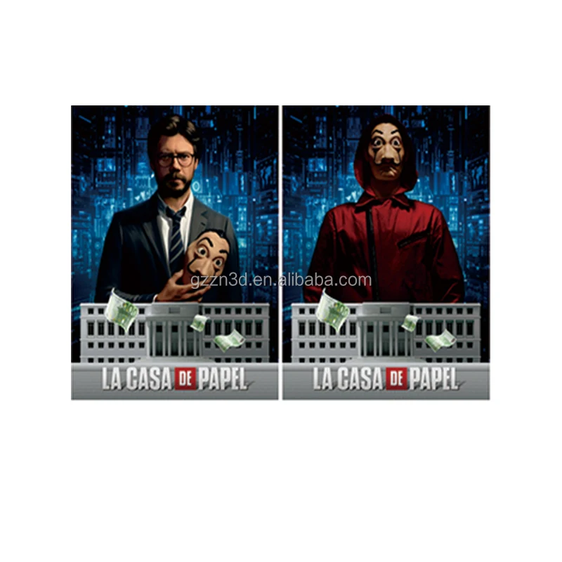  3d флип линзовидный аниме постер пользовательские 3D изменение