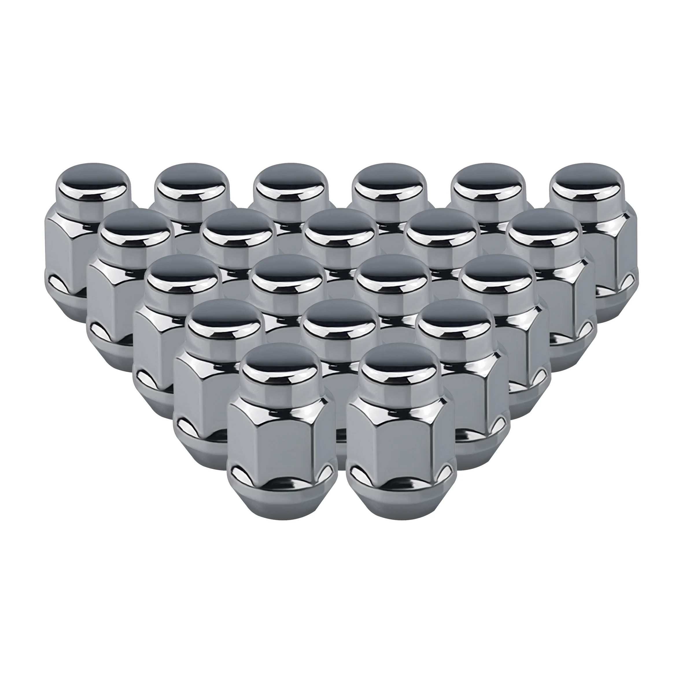 YJY PTD04 HEX21 хром 35 мм короткие зажимные гайки M14