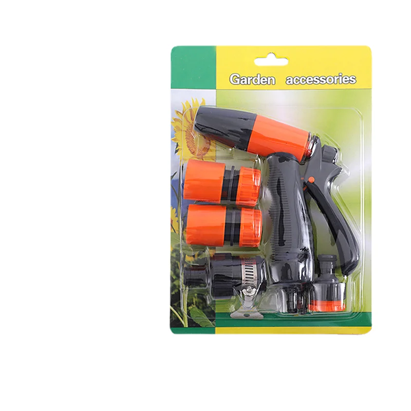 meiyuyuanlin factory direct home car wash water gun set garden hose nozzle plastic watering flowers