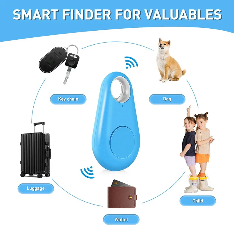 Key Finder Locator Wireless Anti Lost Alarm Sensor Device Remote Finder for Kids Locating Phone Keys Wallets Luggage Item Finder