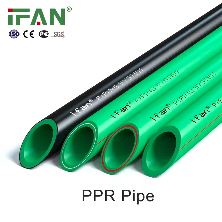 IFAN Construction Plastic Tubes Factory Germany Standard White Pure PPR Pipe