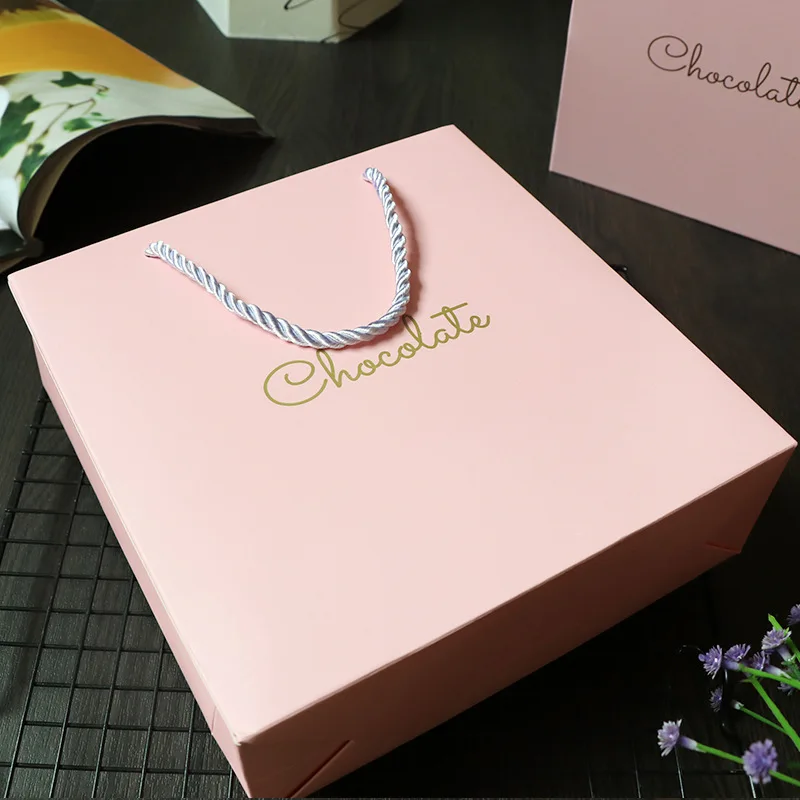 16 Cases Blisters Pink Magnet Lid Box Chocolate Bonbon Packaging Gift Box