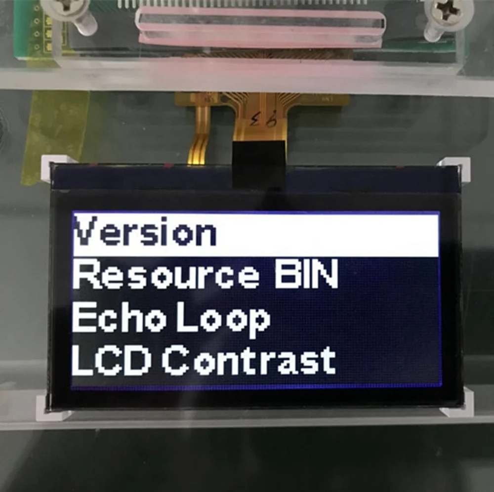 Negative 2.9 Inch 128X64 COG+FPC Connector Backlight LCD Display module