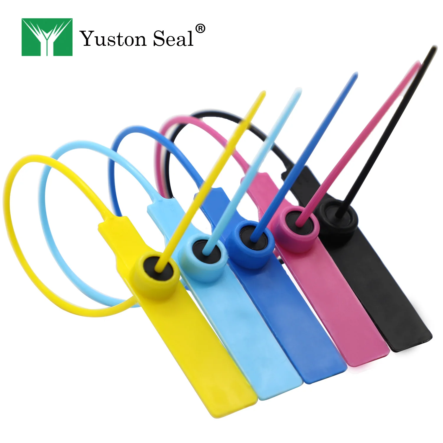 YTPS106, хорошее качество, широко используемые пластиковые герметичные метки для одежды, серийный номер штрих-кода