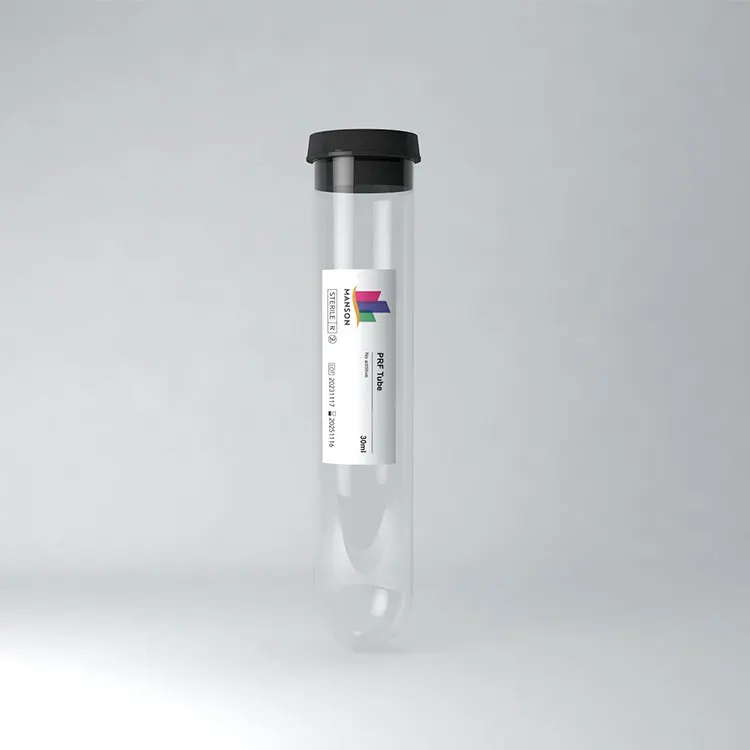 MANSON Dental Vaccum Blood Collection PRF Tube Pyrogen Free Test Tube