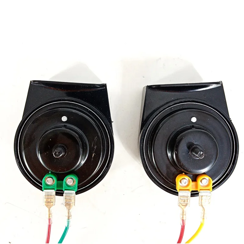 12V Electronic Horn loud car klaxon 12V Snail Horn 115dB Powerful Sound 510/410Hz
