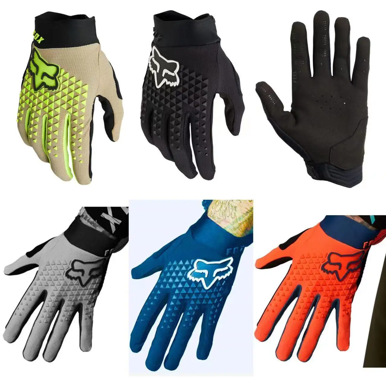 Motorcycle Racing Gloves Cycling MTB Mountain bike Gloves Men  Sports Bicycle Bike Accessories Motocross Gloves