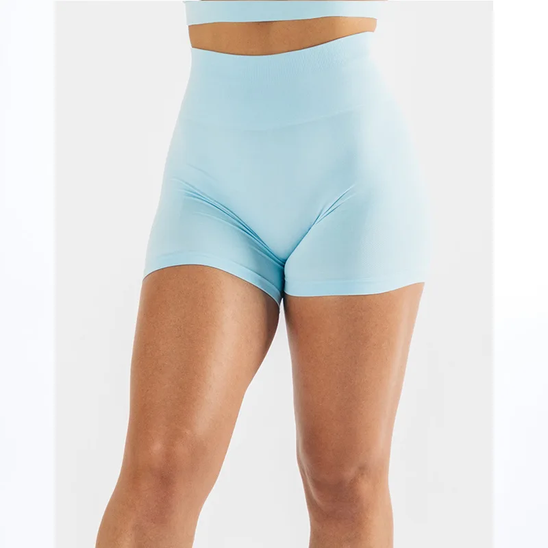 51% Polyamide 38% Polyester 11% Elastane fabric yoga gym shorts Seamless AMPLIFY SHORTS