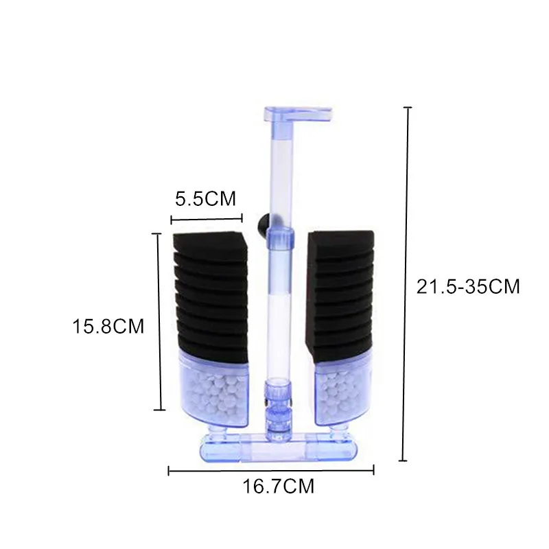 Hot Sale Xinyou XY-2885 Super Biochemical Sponge Filter for Small Fish Tank Aquarium Cleaning Filtration Decorative Accessory