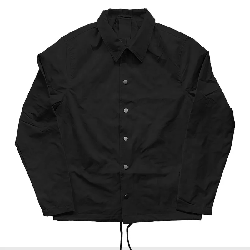 Custom streetwear zip up shirt jacket nylon jacket windbreaker jacket for men custom logo