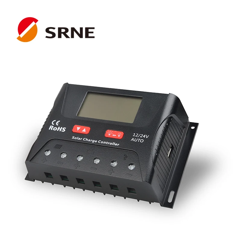 Китайский контроллер солнечного заряда PWM 24 В с контроллером ce rohs 60a