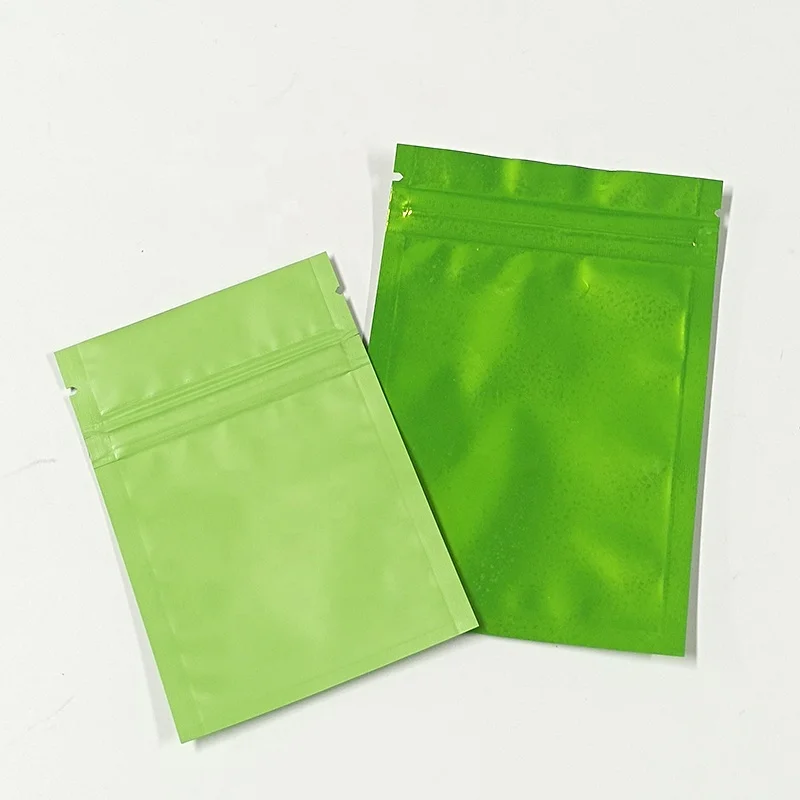 Custom Printed Heat Seal 1oz Plastic Zipper Top Smell powder Pouch Food Storage Small Gummy Packaging cosmetic Mylar Bags