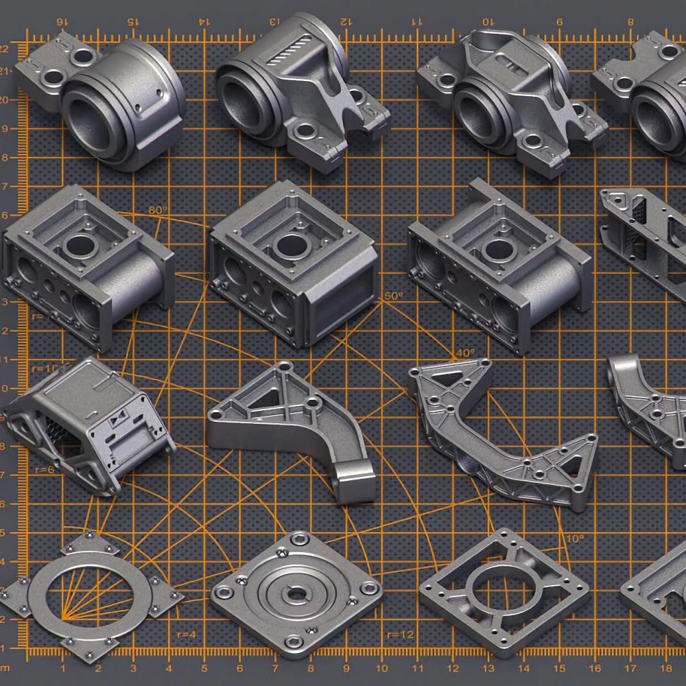 OEM изготовленный на заказ высококачественный быстрый прототип металла 3d печать для автомобильной обработки деталей с ЧПУ/обслуживание токарных ЧПУ