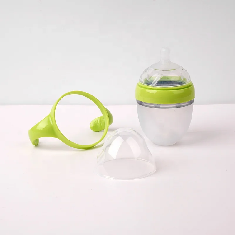 Logo Customized Good Quality Unique Custom Feeder Spill Proof Easy Grip Non-Toxic Nursing Baby Feeding Bottle Nipple Bottles