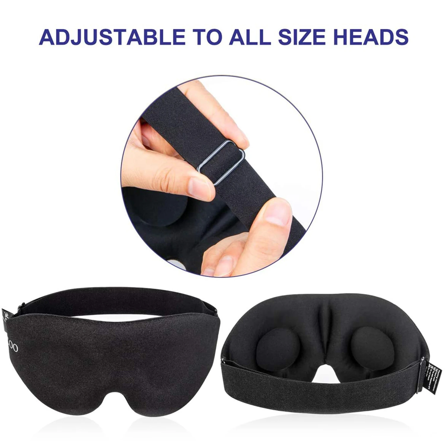2021 оптовая продажа стандартная настраиваемая маска для глаз eyemask 3D Контурная сна с эффектом