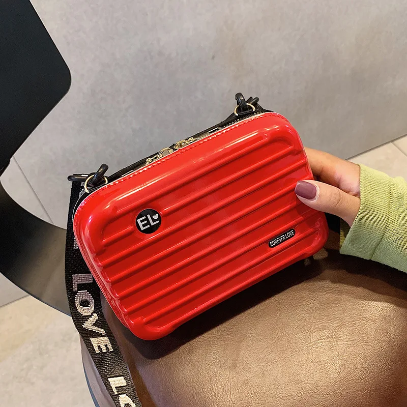 Fashion Style Shoulder Mini Trunk Messenger Make up Bags For Girls Gifts Accept Custom Logo