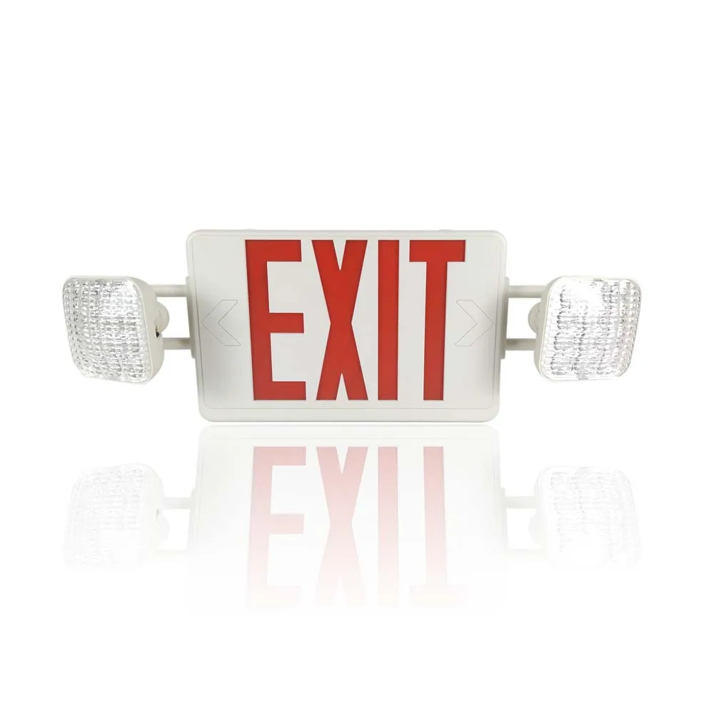 TOP Sale Durable LED Twin Spot Light Emergency Light Combo Exit Sign Emergency Lamp