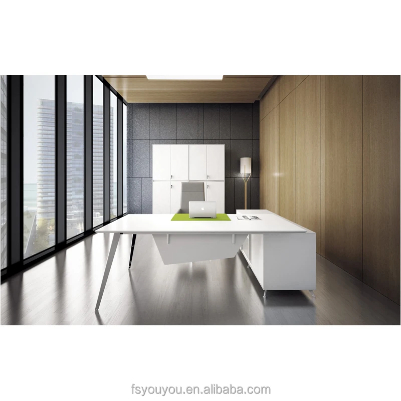 Executive Modern Desk Wooden L Shaped Office Table