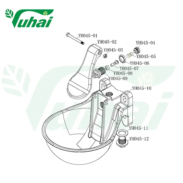 pollution-free livestock product PP feeding trough