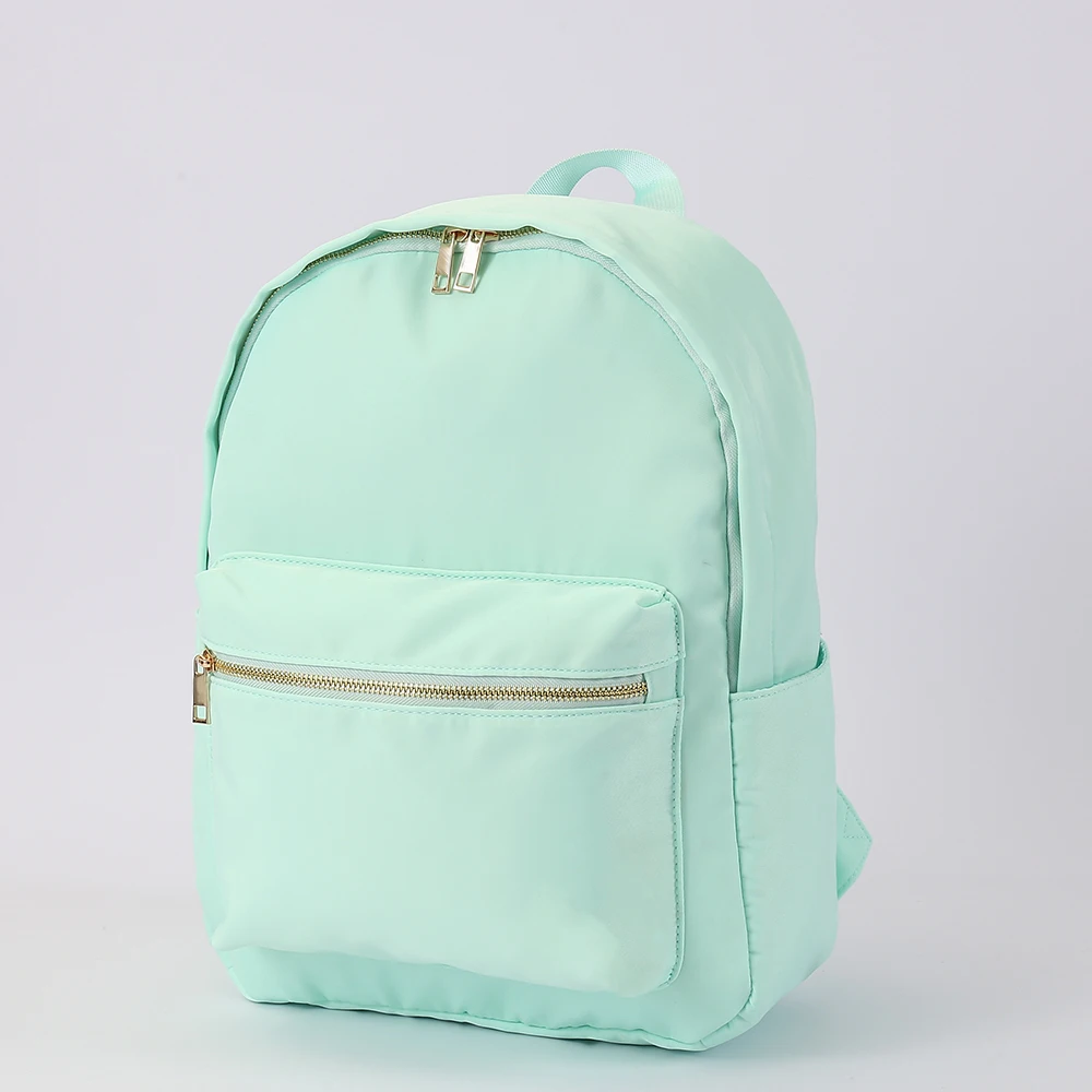Оптовая продажа, низкий минимальный заказ, цветной водонепроницаемый рюкзак, повседневный нейлоновый рюкзак, школьные сумки для девочек-подростков
