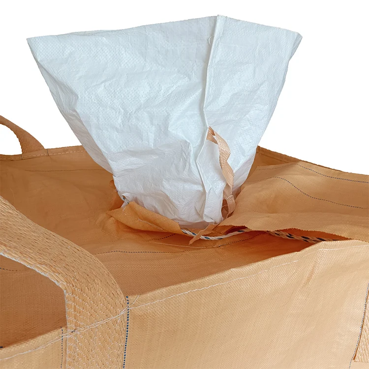 1mt 1 Ton 500kg 800kg 1000kg 1250kg 1500kg 2000kg Plastic Super Sack Jumbo Fibc Bulk Bag Baffle Q-bag Big Bags