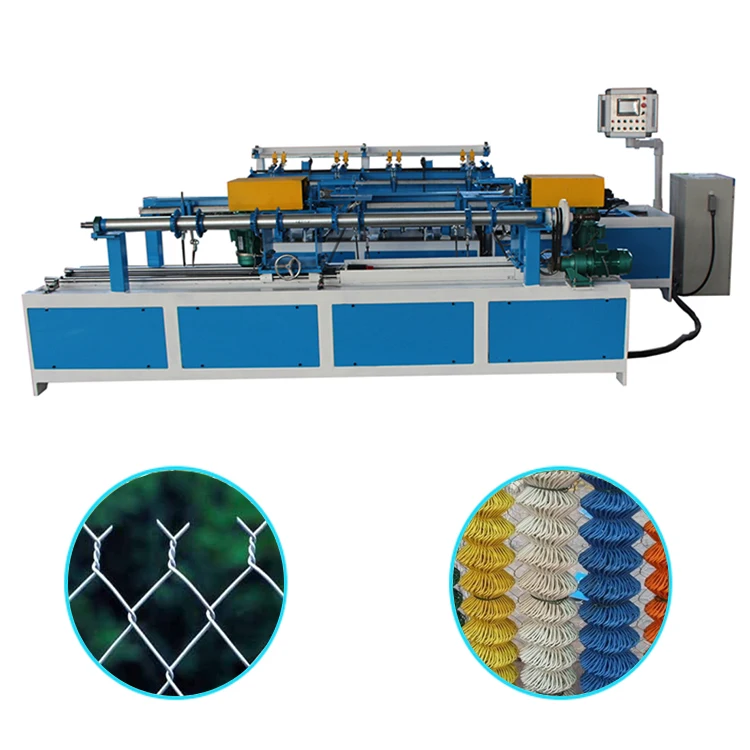fully automatic diamond wire mesh Chain link fence net making machine manufacture price