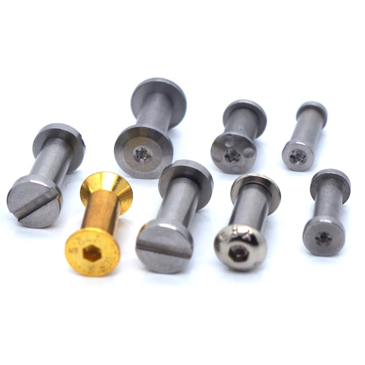 
OEM binding barrel sex post chicago screw for leather book metal craft belt 