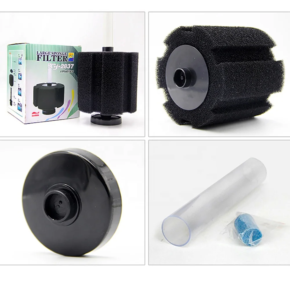 XINYOU XY-2837 XY-2838 Wholesale aquarium coarse sponge filter 20*15cm Bio Sponge Filter