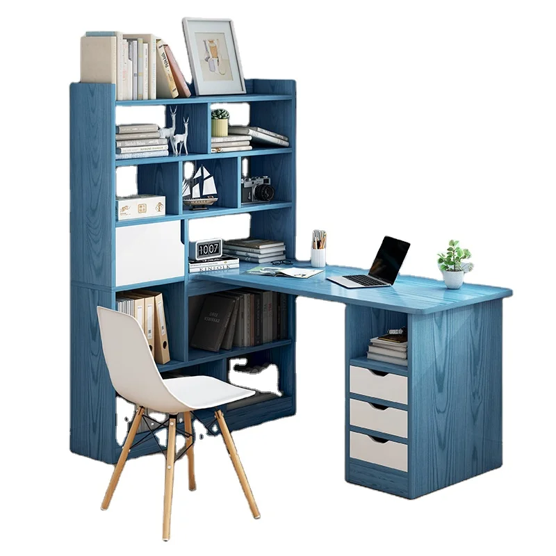 Private Label Pragmatic Computer Desk With Storage Shelves Study Table