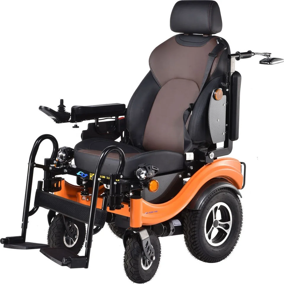 Portable Folding Power Wheelchair Auto Balance 500W Power electric Wheelchair for Handicapped Elderdly