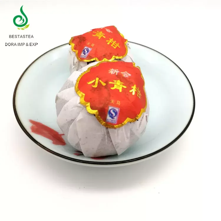 Premium Imperial 2 Years Puer Xinhui Xiao Qing Gan Tea Dried Tangerine Peel Puerh Tea