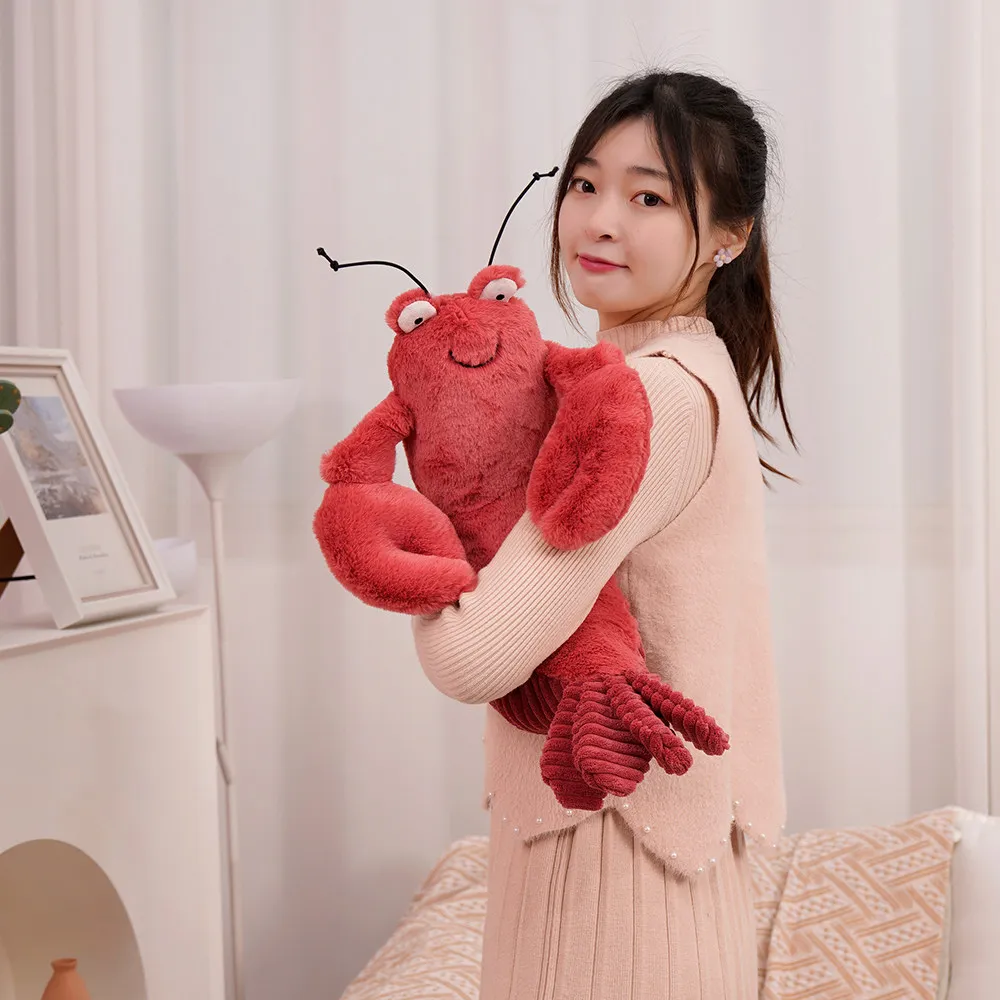 22Cm Free Sample Cute Bed Sleeping Pillow Stuffed Animal Plush Toy Lobster Crab Plush