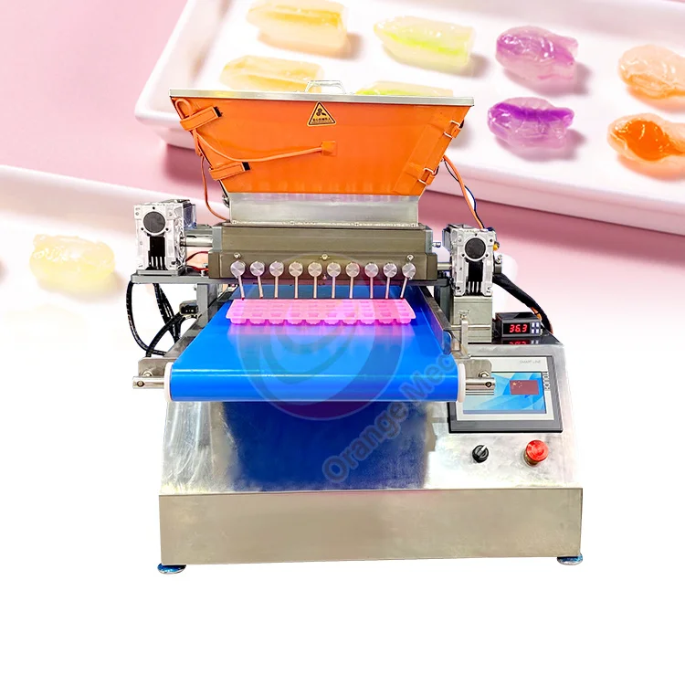 Semi Automatic Small Volume Candy 3 Flavour Chocolate Depositor Machine for Gummy Production