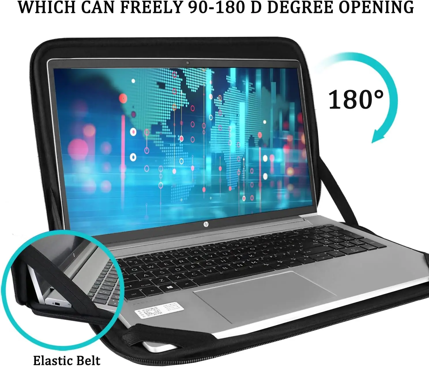 Factory Direct Sale Foldable Laptop Computer Bag Shockproof Waterproof EVA Laptop Case Suitable for Carrying Travel