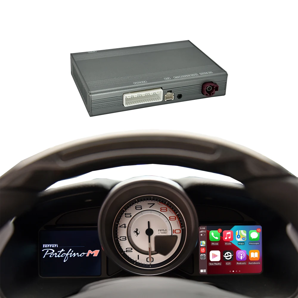 CZT-AUTO Wireless CarPlay Module For Ferrari Portofino Android Auto Car DVD Player Mirror Link AirPlay Radio Navigation
