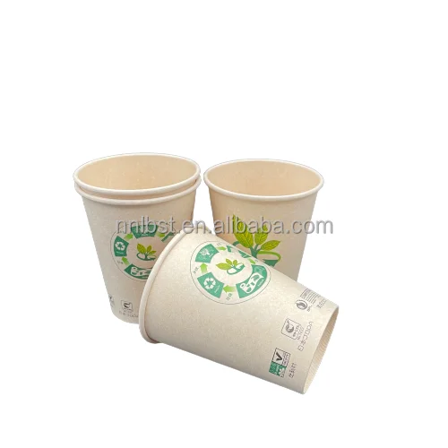 Food grade 100% virgin paper disposable coffee cups