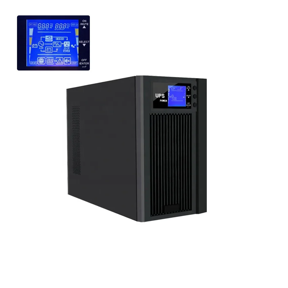 PVT3K(S) 3KVA/2400W High Frequency True Double-conversion Online UPS Pure sine wave output 220Vac