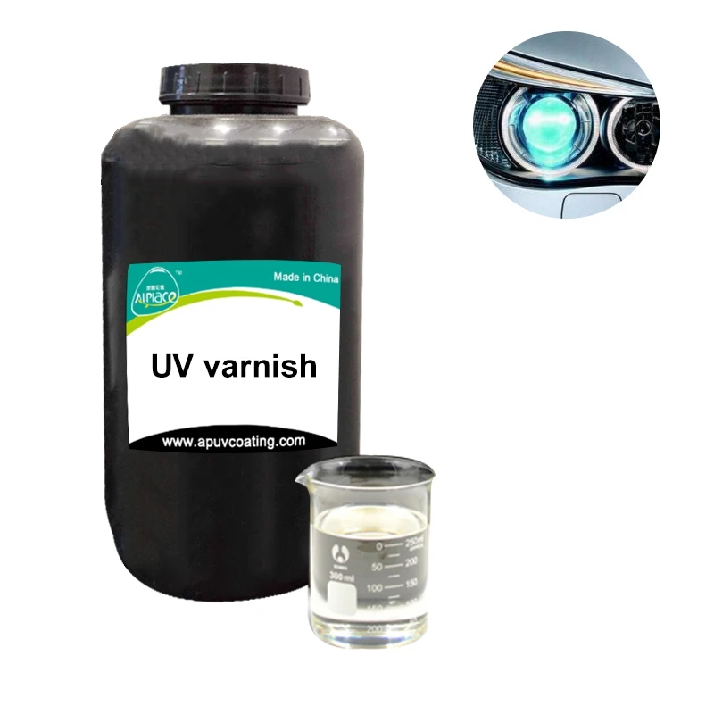 Repair Auto Paint UV Varnish Car Headlight PC Painting UV Coating Varnish