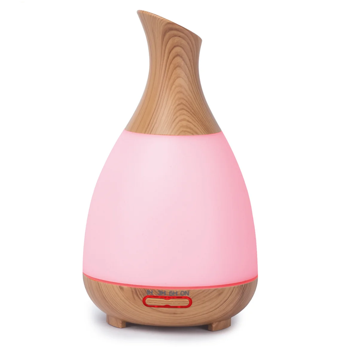 
Unique Design Wood Grain 7 Color Change LED light Mini spa Ultrasonic Aromatherapy Machine Aroma diffuser Humidifier for hotel 
