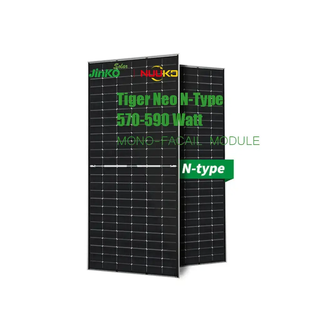 Jinko Bifacial 580w 570w 560w модельный Тип Jkm580n-72hl4-bdv Neo N для Hybrid панели солнечных батарей